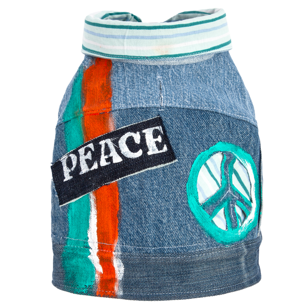 Peace' Denim Vest (Final Sale) – Witzig