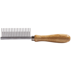 De-Shedding Comb for Longhaired Dachshunds