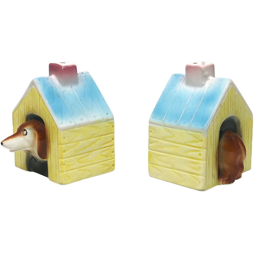 "In the Doghouse" Salt & Pepper Shakers