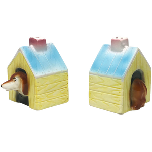 "In the Doghouse" Salt & Pepper Shakers