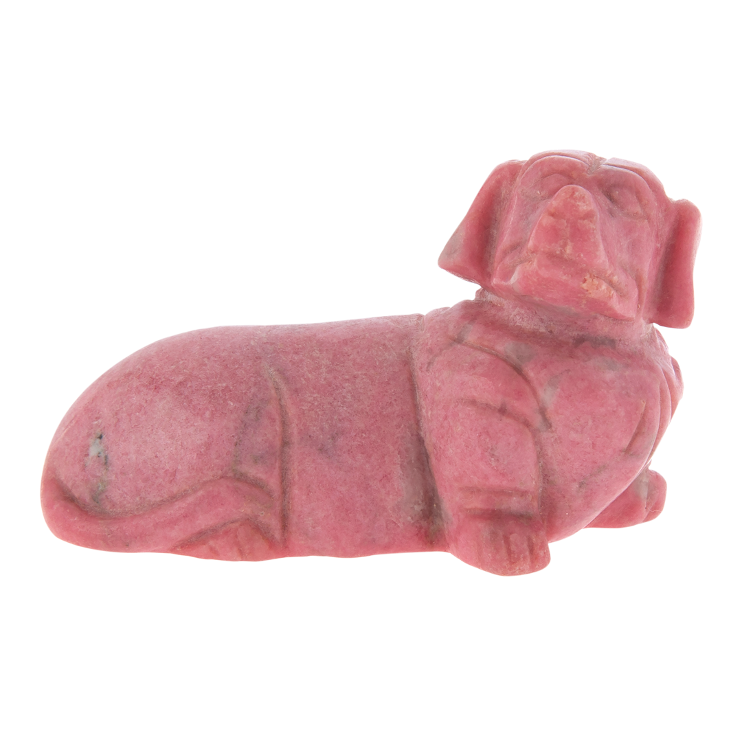 Carved Dachshund Paperweight
